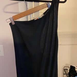Free People open sided one shoulder dress.